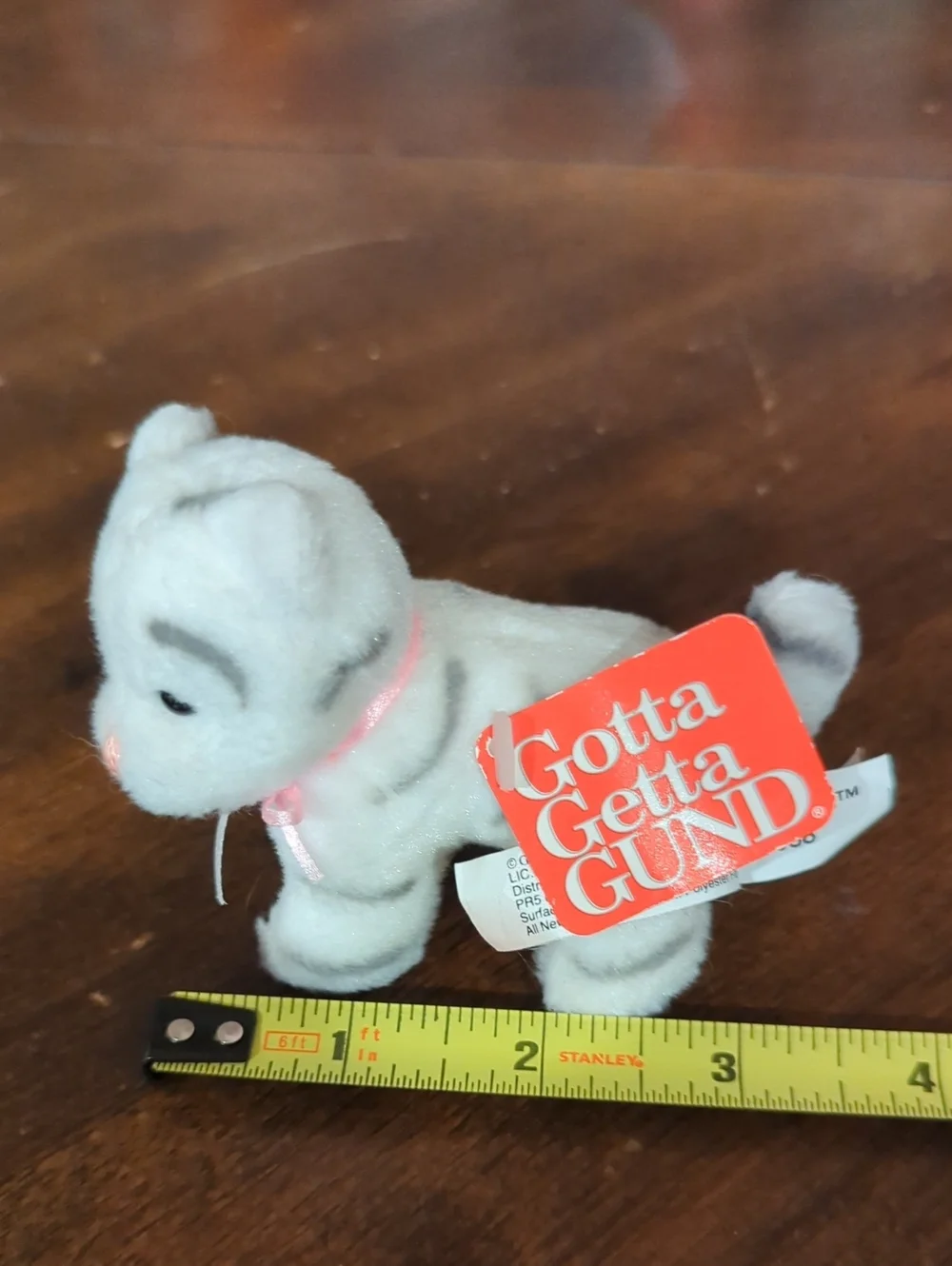 Vintage Gund White Tiger Cub 